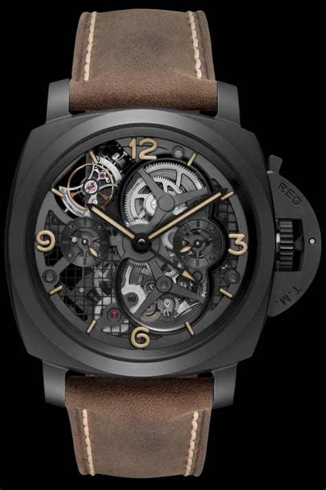 Panerai: Lo Scienziato Luminor 1950 Tourbillon GMT Watch 